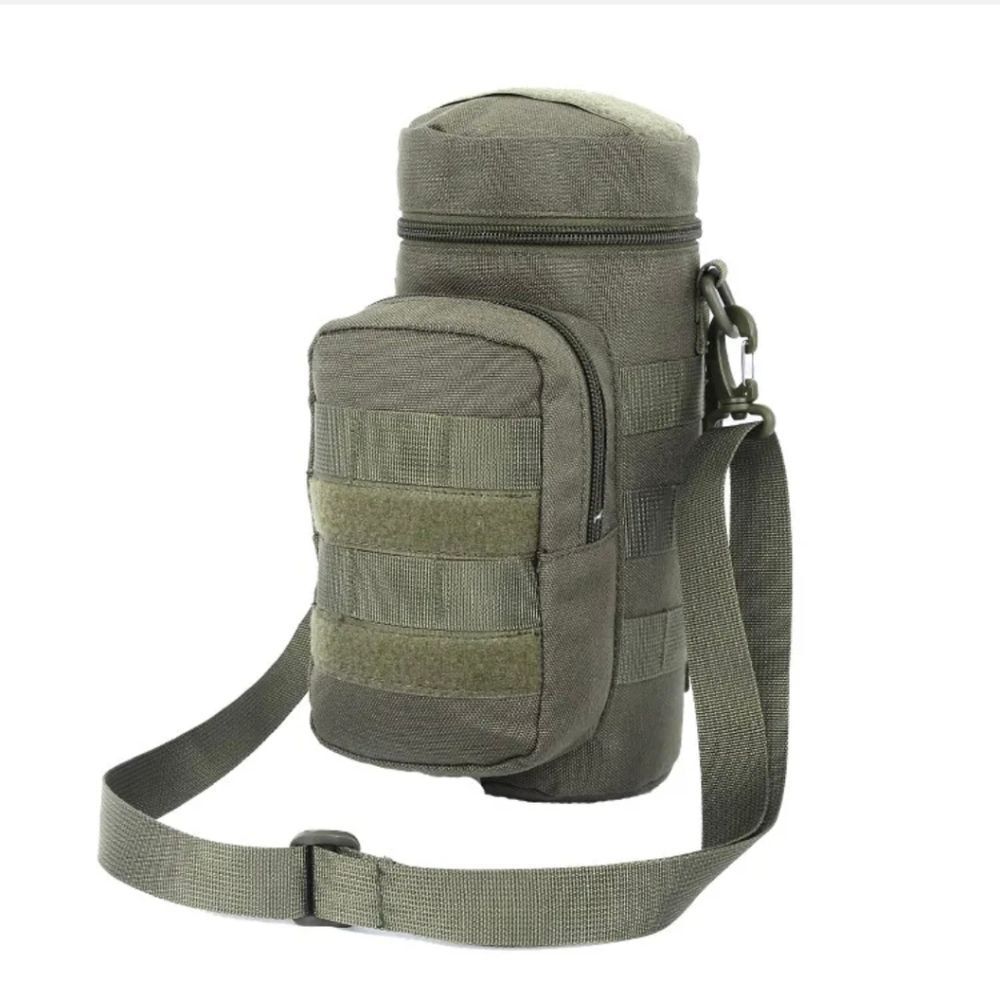 Military Water Bottle Pouch Holder Tactical Hiking Kettle Gear Molle Pack Bag US